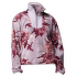 Sequoia Grove Printed Half Zip Women Shale Purple Blossoming 554