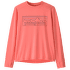 Long-Sleeved Cap Silkweight T-Shirt Kids P-6 Outline: Pickled Pink