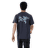 Tricou cu mânecă scurtă Arcteryx Kragg SL Cotton Blurred Bird SS Men White Light / Atmos