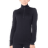 Tricou cu mânecă lungă Icebreaker Oasis LS Half Zip Women (104380) Black001