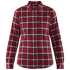 Övik Flannel Shirt Women Deep Red