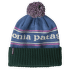 Powder Town Beanie Park Stripe: Barnacle Blue