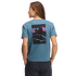 Tricou cu mânecă scurtă Black Diamond Mountainscape SS Tee Women Creek Blue