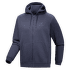 Emblem Fleece Full-Zip Hoody Men Black Sapphire