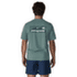 Tricou cu mânecă scurtă Patagonia Cap Cool Daily Shirt  - Boardshort Logo Men Blue Sage - Light Blue Sage X-Dye