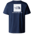 Tricou cu mânecă scurtă The North Face S/S REDBOX TEE Men SUMMIT NAVY/TNF WHITE