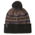Powder Town Beanie Park Stripe: Marlow Brown