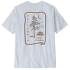 Tricou cu mânecă scurtă Patagonia Clean Climb Roots Responsibili-Tee Men White