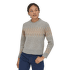 Pulover Patagonia Recycled Wool Crewneck Sweater Women Chevron Cable: Natural