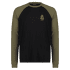 Tricou cu mânecă lungă Mons Royale Icon Raglan Dark Olive / Black