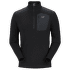 Rho Heavyweight Zip Neck Men Black