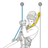 Frână ferată Petzl asap´ sorber axess
