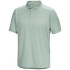 Tricou polo Arcteryx Cormac Polo SS Men Stone Green Heather
