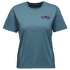 Tricou cu mânecă scurtă Black Diamond Mountainscape SS Tee Women Creek Blue