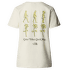 Tricou cu mânecă scurtă The North Face CONNECT RELAXED SS TEE-GRAPHIC Women WHITE DUNE