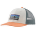 P-6 Logo LoPro Trucker Hat White w/Peach Sherbet
