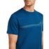 Tricou cu mânecă scurtă Icebreaker Merino 150 Tech Lite SS Tee Range Stripes Men ATLANTIS