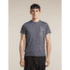 Tricou cu mânecă scurtă Icebreaker Merino Blend 125 Cool-Lite Sphere SS Tee IB Vertical Men Midnight Navy Hthr