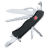 lockblade knife TRAILMASTER, One Hand, wavy, black Black