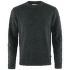 Pulover Fjällräven Övik Round-neck Sweater Men Dark Grey 030