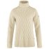 Övik Cable Knit Roller Neck Women Chalk White