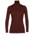 Tricou cu mânecă lungă Icebreaker Oasis LS Half Zip Women (104380) ESPRESSO