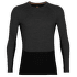 200 ZoneKnit LS Crewe Men JET HTHR/BLACK/METRO HTHR/CB