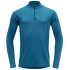 Tricou cu mânecă lungă Devold Breeze Half Zip Neck Men 258A Blue