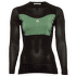 Tricou cu mânecă scurtă Aclima WoolNet Light Crewneck Women Jet Black / Dark Ivy