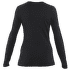 Tricou cu mânecă lungă Icebreaker Merino 200 Oasis LS Crewe Mountain Pulse Women Black