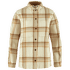 Singi Flannel Overshirt Women Chalk White-Dune Beige
