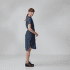 Rochie Fjällräven Övik Hemp Dress Women Dark Grey 030