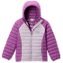 Powder Lite™ II Hooded Jacket Girls Lavender Pearl, Razzle 551