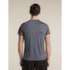 Tricou cu mânecă scurtă Icebreaker Merino Blend 125 Cool-Lite Sphere SS Tee IB Vertical Men Midnight Navy Hthr