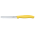 Tomato knife Swiss Classic, wavy, yellow, 11 cm Yellow
