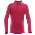 Tricou cu mânecă lungă Devold Duo Active Junior Zip Neck 204 RASPBERRY