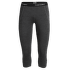 Colanți 3/5 Icebreaker Zone Legless Women (104889) Jet HTHR/Black