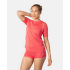 Tricou cu mânecă scurtă Kari Traa Embla Wool Tee Women CANDY/LIGHT RED