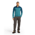 Hanorac Icebreaker Merino Blend 300 RealFleece™ Descender LS Zip Men TOPAZ/ATLANTIS/CB