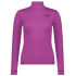 Cascade Merino Base Layer Mock Neck Long Sleeve Women Purple Bolt