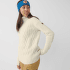 Pulover Fjällräven Övik Cable Knit Roller Neck Women Chalk White
