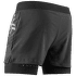 Pantaloni scurți X-Bionic TWYCE RACE 2in1 SHORTS MEN Black/Charcoal