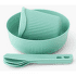 Set Sea to Summit Passage Dinnerware Set - [1P] [6 Piece] Aqua Sea Blue