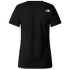 Tricou cu mânecă scurtă The North Face EASY TEE S/S Women TNF BLACK