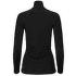 Tricou cu mânecă lungă Aclima WarmWool Roll Neck Women Jet Black
