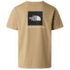 Tricou cu mânecă scurtă The North Face Evolution Box NSE Regular Short Sleeve Men Khaki Stone