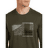Tricou cu mânecă lungă Icebreaker Merino 150 Tech Lite LS Tee Peak Balance Men DK LODEN