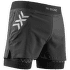 TWYCE RACE 2in1 SHORTS MEN Black/Charcoal