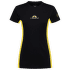 Tricou cu mânecă scurtă La Sportiva PROMO TEE Women Black/Yellow