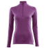 WarmWool Mock Neck Shirt Women Sunset Purple